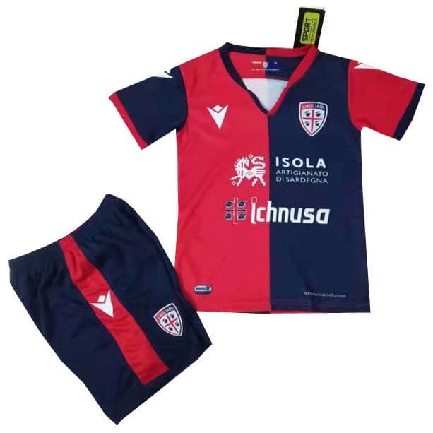 Maillot Football Cagliari Calcio Domicile Enfant 2019-20 Rouge